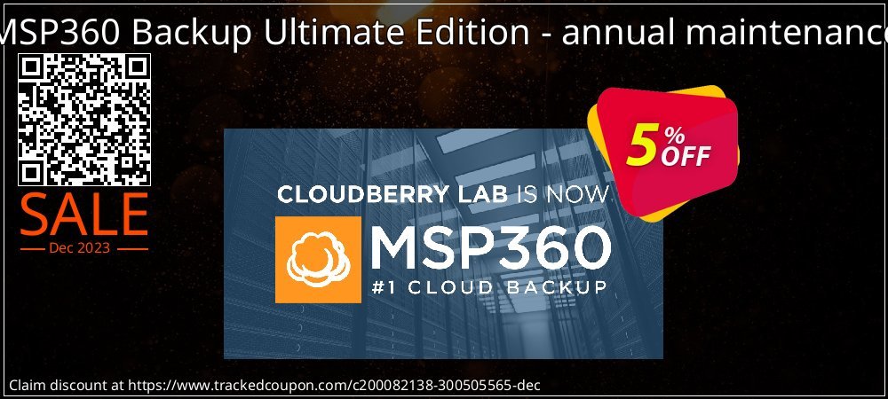 MSP360 Backup Ultimate Edition - annual maintenance coupon on Korean New Year promotions