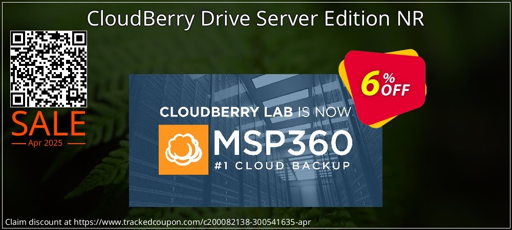 CloudBerry Drive Server Edition NR coupon on World Backup Day discounts