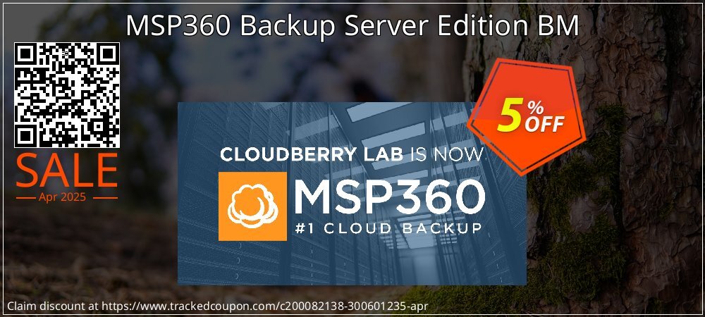 MSP360 Backup Server Edition BM coupon on National Walking Day deals