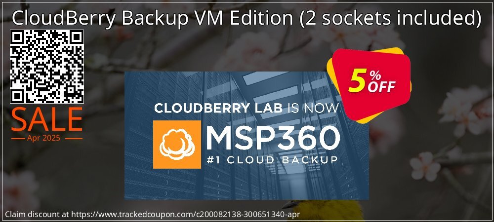 CloudBerry Backup VM Edition - 2 sockets included  coupon on National Walking Day discount