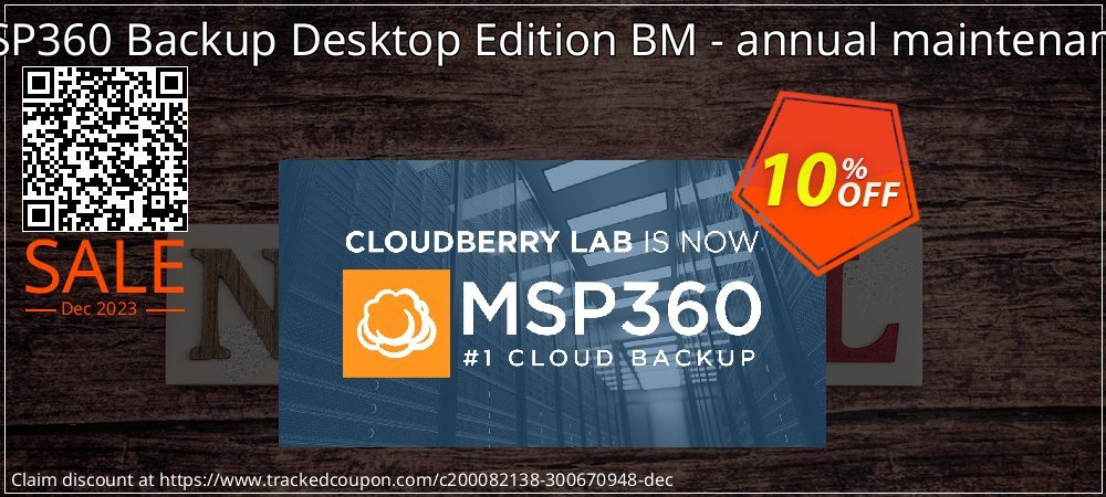 MSP360 Backup Desktop Edition BM - annual maintenance coupon on All Hallows' evening super sale