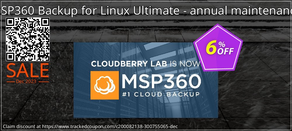 MSP360 Backup for Linux Ultimate - annual maintenance coupon on National Walking Day discount