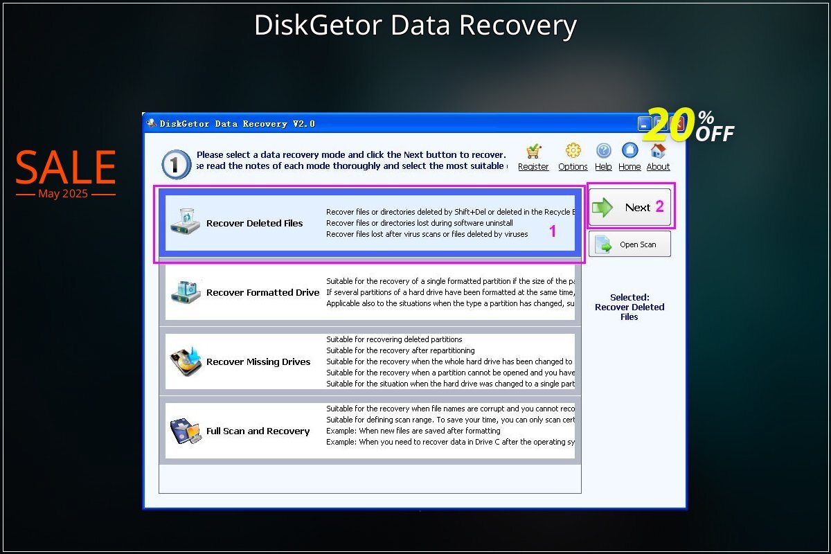 DiskGetor Data Recovery coupon on World Party Day discount