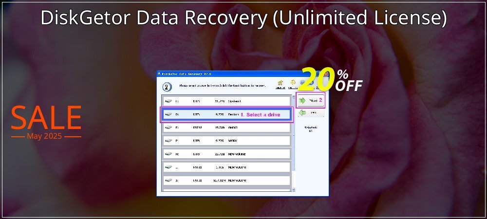 DiskGetor Data Recovery - Unlimited License  coupon on April Fools Day discount