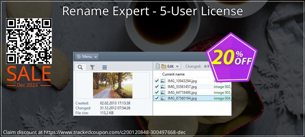 Rename Expert - 5-User License coupon on Constitution Memorial Day promotions