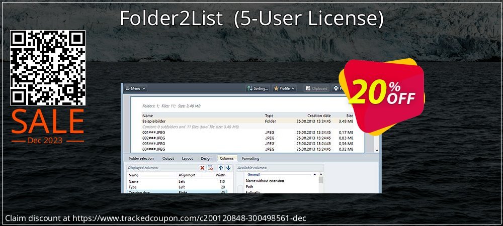 Folder2List  - 5-User License  coupon on World Party Day sales