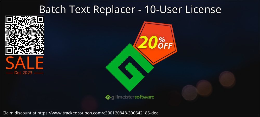 Batch Text Replacer - 10-User License coupon on Mother Day offer