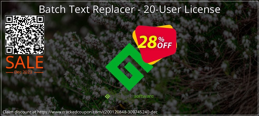 Batch Text Replacer - 20-User License coupon on National Walking Day discounts