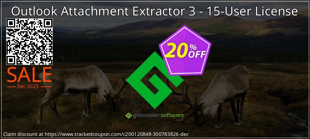 Outlook Attachment Extractor 3 - 15-User License coupon on National Loyalty Day offer
