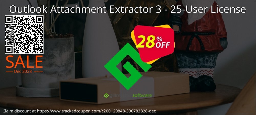 Outlook Attachment Extractor 3 - 25-User License coupon on Virtual Vacation Day offer