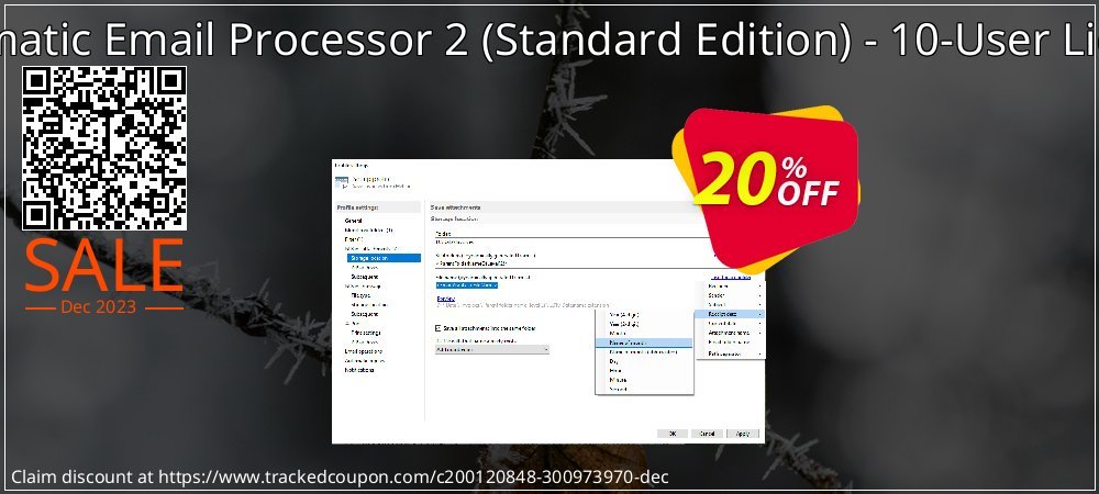 Automatic Email Processor 2 - Standard Edition - 10-User License coupon on World Backup Day deals