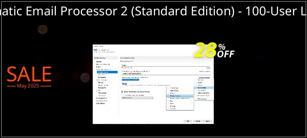 Automatic Email Processor 2 - Standard Edition - 100-User License coupon on April Fools' Day offering discount