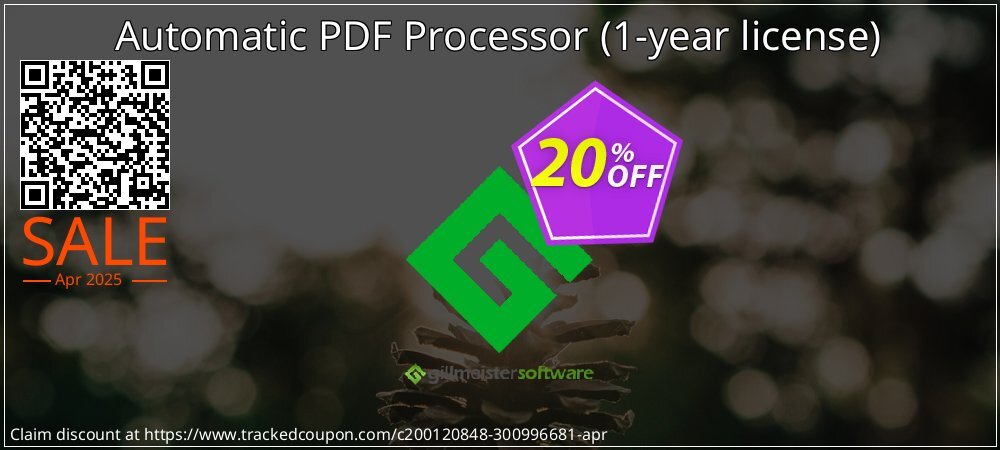 Automatic PDF Processor - 1-year license  coupon on National Loyalty Day discounts