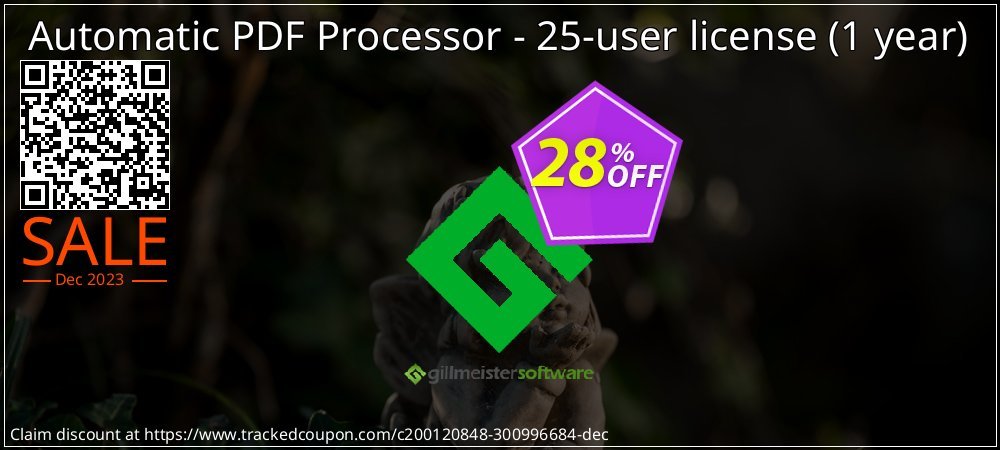 Automatic PDF Processor - 25-user license - 1 year  coupon on Tell a Lie Day sales