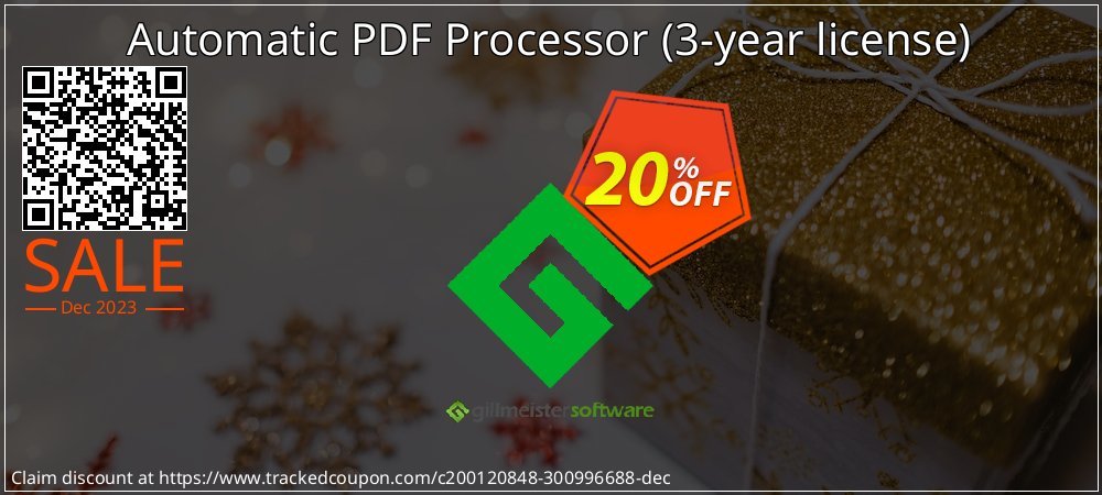 Automatic PDF Processor - 3-year license  coupon on Virtual Vacation Day discount