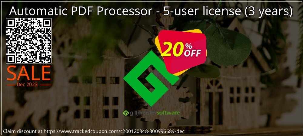 Automatic PDF Processor - 5-user license - 3 years  coupon on Tell a Lie Day offering sales