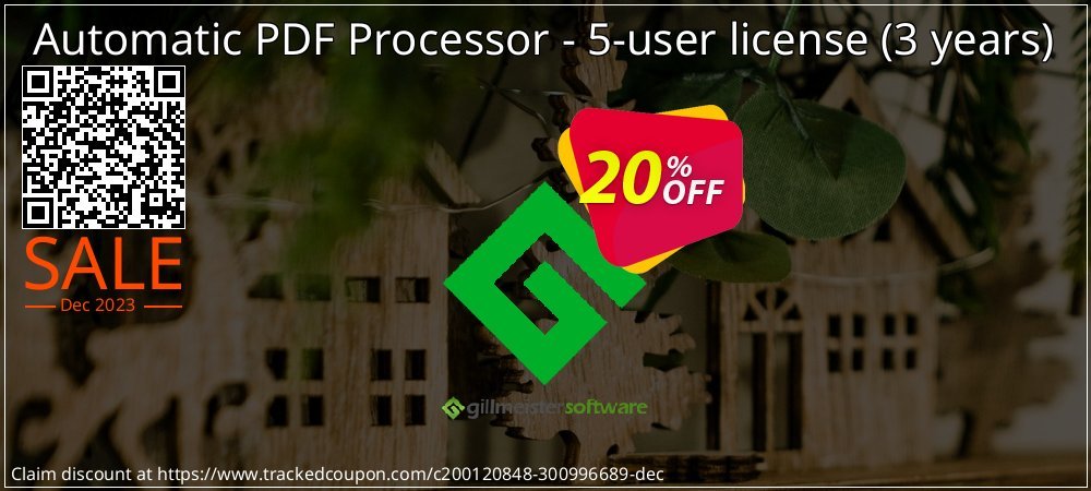 Automatic PDF Processor - 5-user license - 3 years  coupon on World Password Day super sale