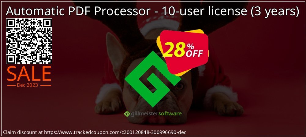 Automatic PDF Processor - 10-user license - 3 years  coupon on National Walking Day super sale