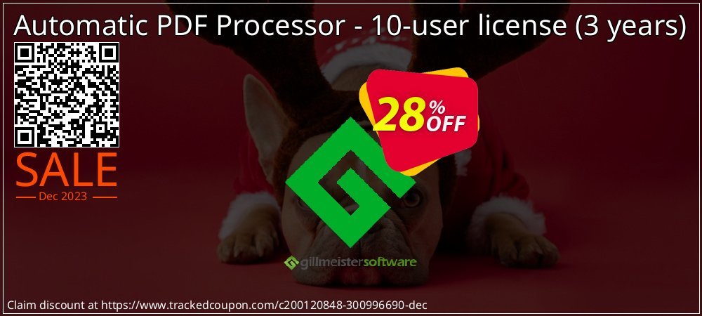 Automatic PDF Processor - 10-user license - 3 years  coupon on Mother Day discounts