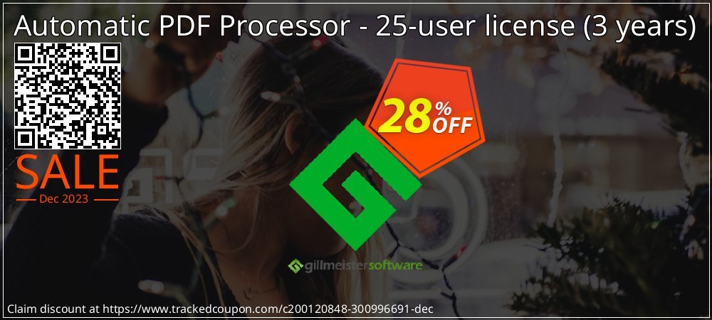 Automatic PDF Processor - 25-user license - 3 years  coupon on World Party Day discounts