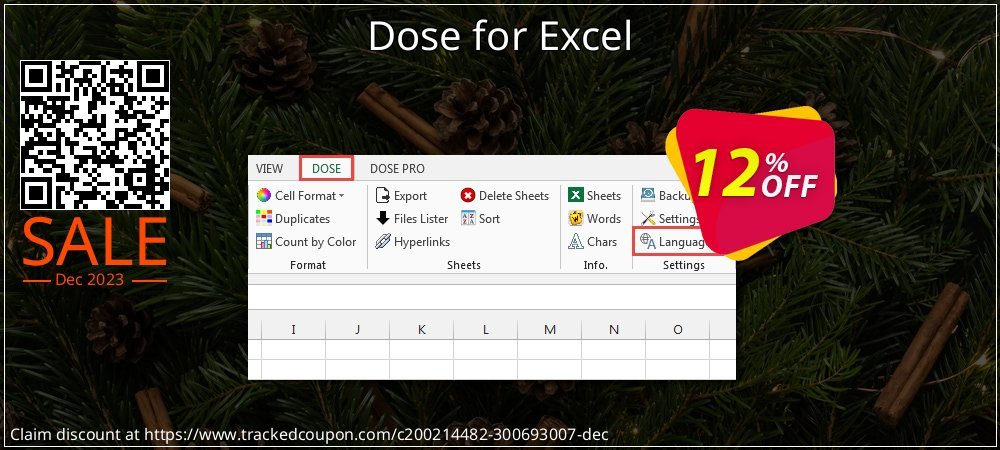 Dose for Excel coupon on April Fools' Day promotions