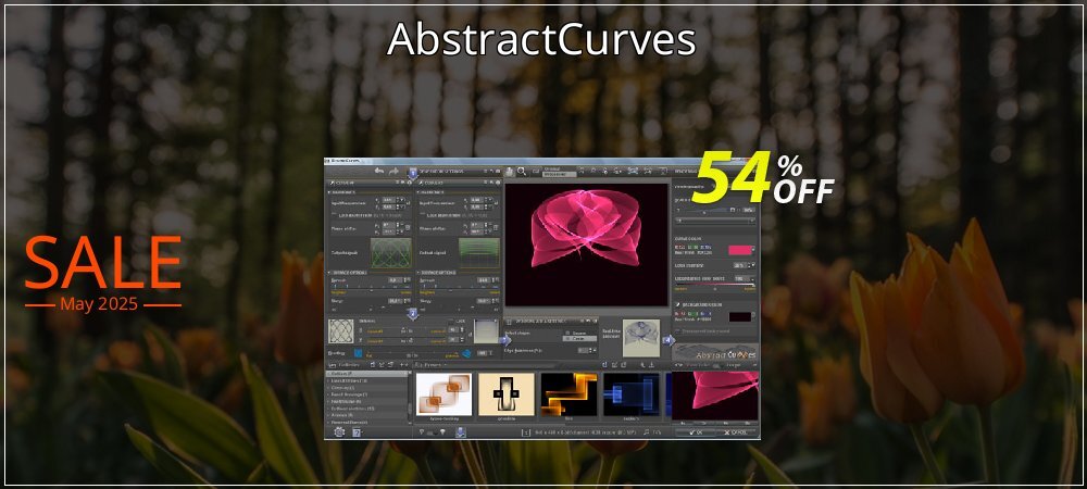 AbstractCurves coupon on Palm Sunday offer