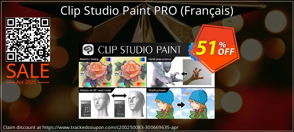 Clip Studio Paint PRO - Français  coupon on National Walking Day super sale