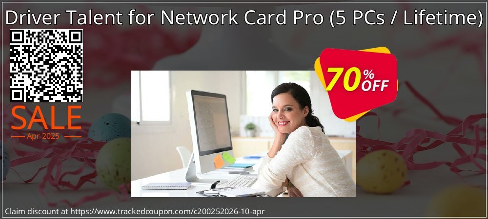 Driver Talent for Network Card Pro - 5 PCs / Lifetime  coupon on Mother Day offering sales