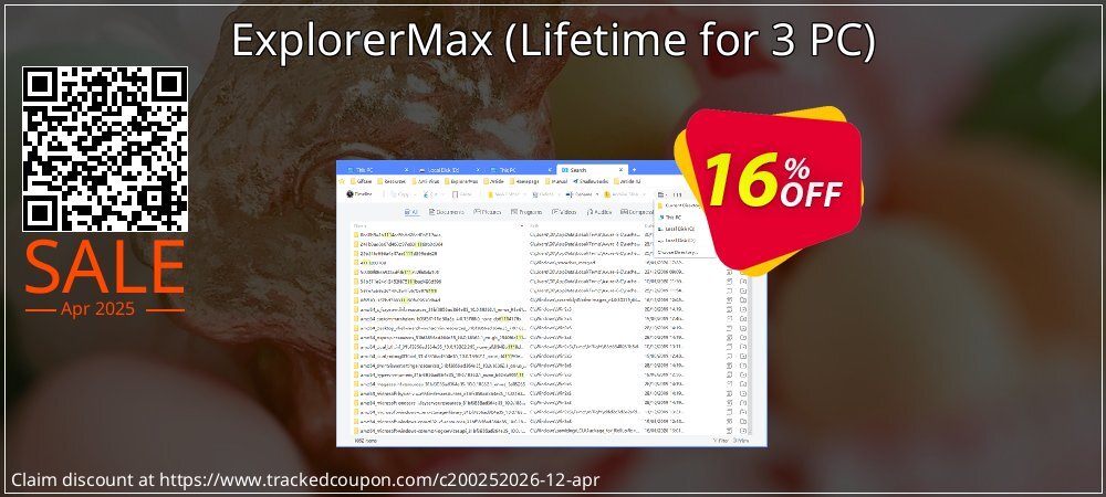 ExplorerMax - Lifetime for 3 PC  coupon on April Fools' Day super sale