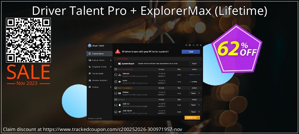 Driver Talent Pro + ExplorerMax - Lifetime  coupon on National Memo Day sales
