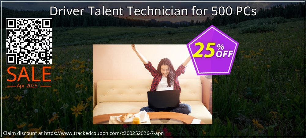 Driver Talent Technician for 500 PCs coupon on April Fools' Day deals