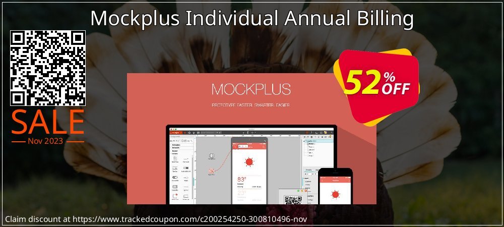 Mockplus Individual Annual Billing coupon on World Party Day promotions