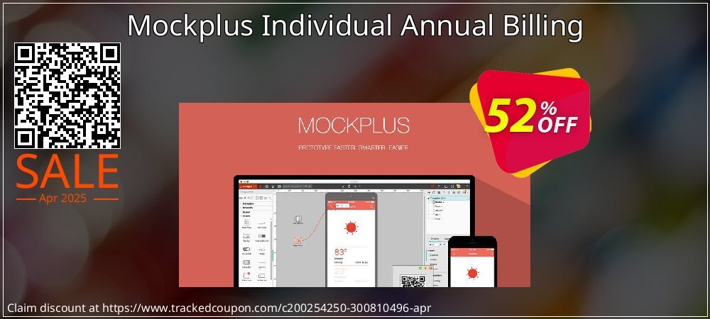 Mockplus Individual Annual Billing coupon on World Party Day promotions