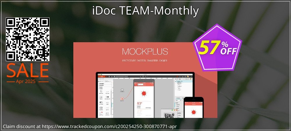 iDoc TEAM-Monthly coupon on World Party Day deals