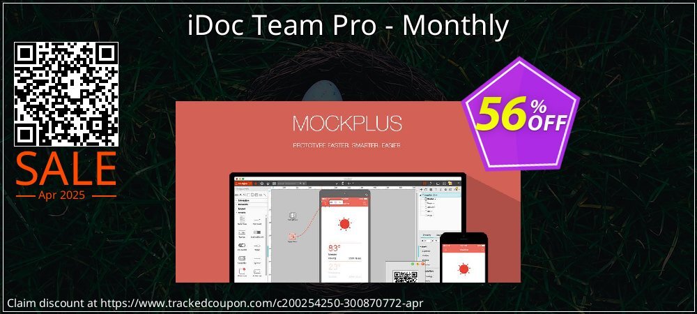 iDoc Team Pro - Monthly coupon on April Fools' Day offer