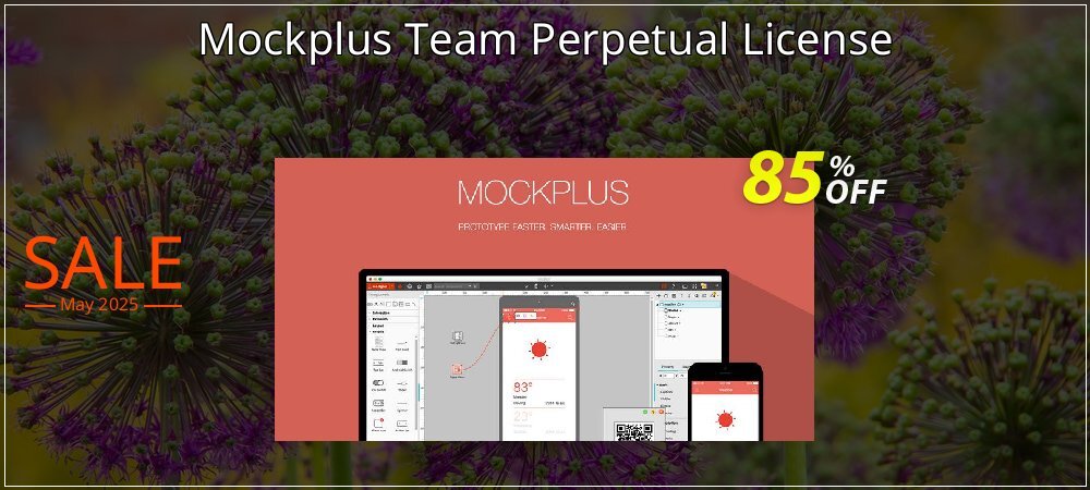 Mockplus Team Perpetual License coupon on National Smile Day discounts