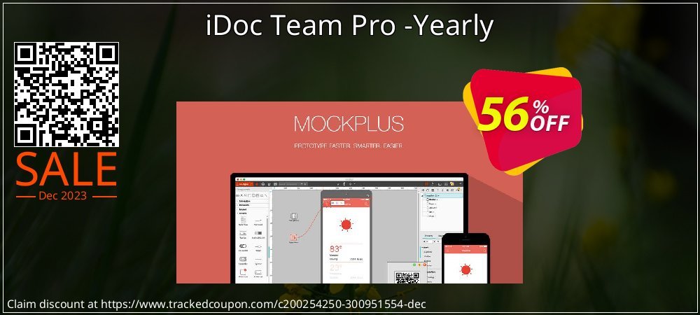 iDoc Team Pro -Yearly coupon on Tell a Lie Day sales