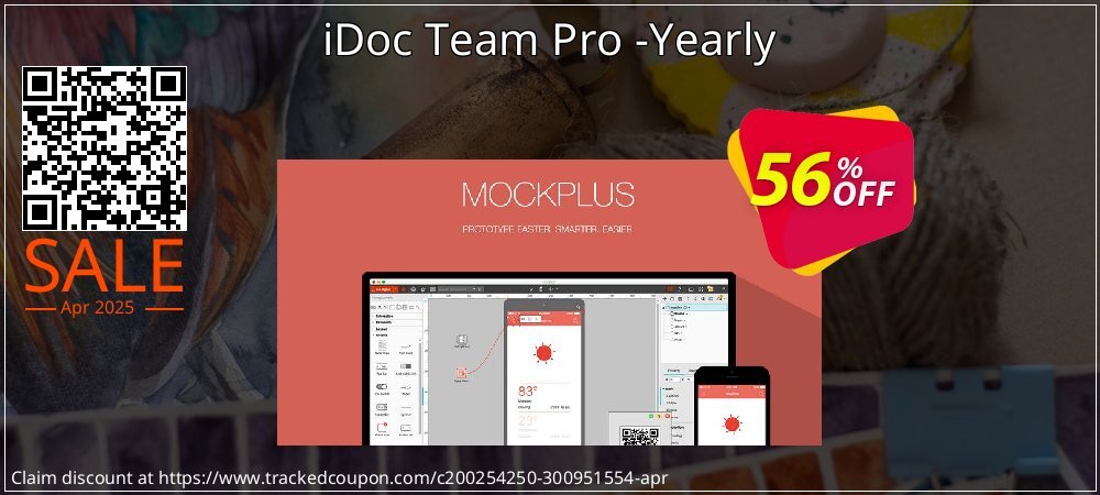 iDoc Team Pro -Yearly coupon on Tell a Lie Day sales