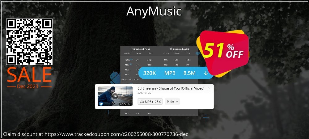 AnyMusic coupon on World Party Day discount