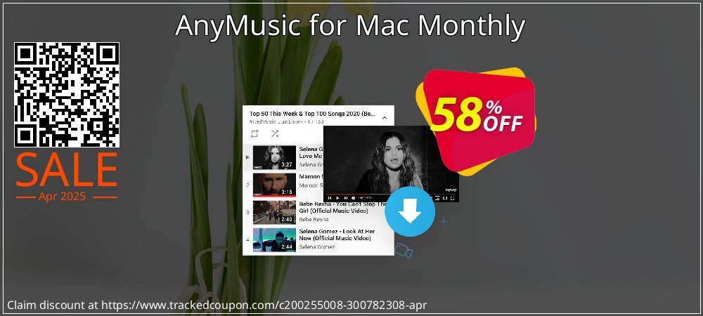 AnyMusic for Mac Monthly coupon on National Pizza Party Day offer