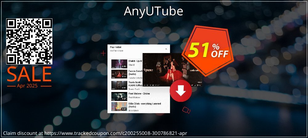 AnyUTube coupon on Palm Sunday offering discount