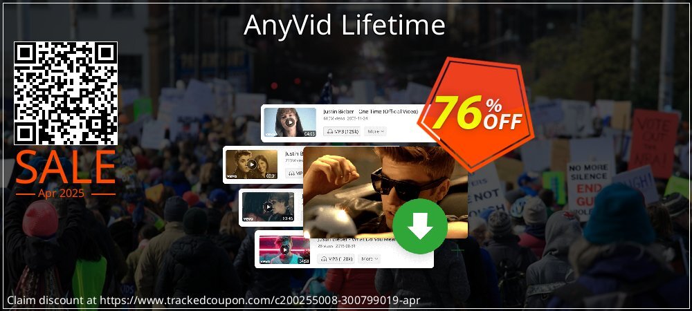 AnyVid Lifetime coupon on World Password Day sales