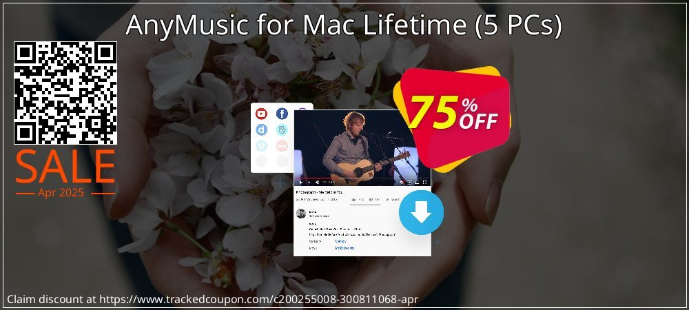 AnyMusic for Mac Lifetime - 5 PCs  coupon on Constitution Memorial Day discounts