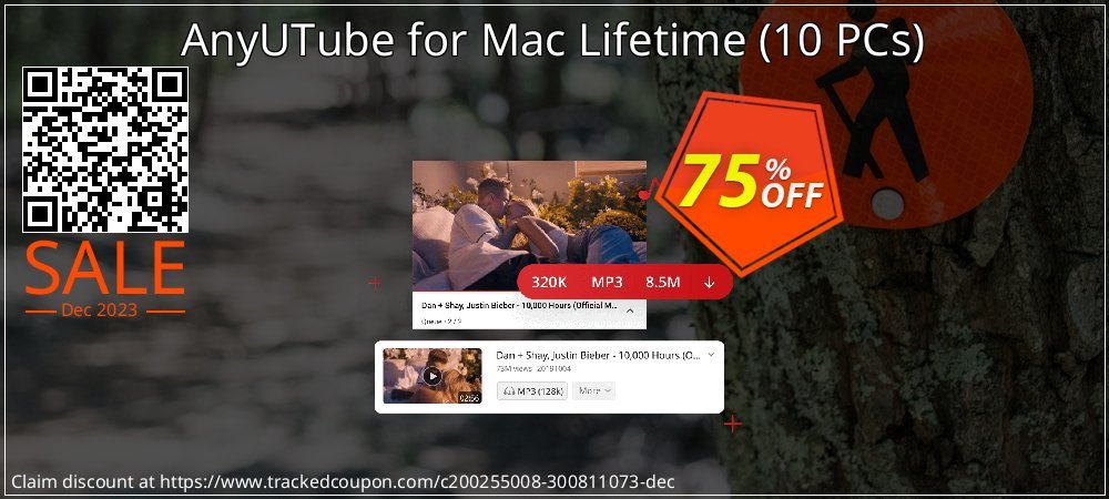 AnyUTube for Mac Lifetime - 10 PCs  coupon on Easter Day offer