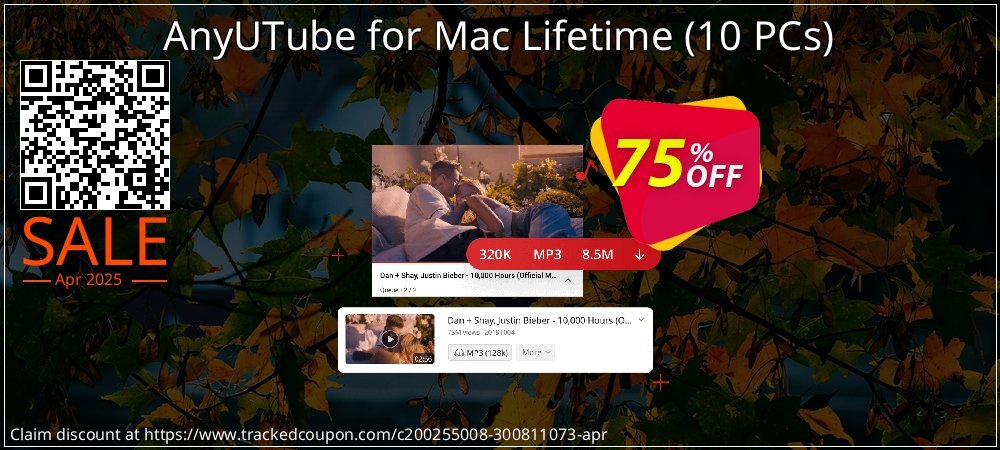 AnyUTube for Mac Lifetime - 10 PCs  coupon on National Pizza Party Day discount