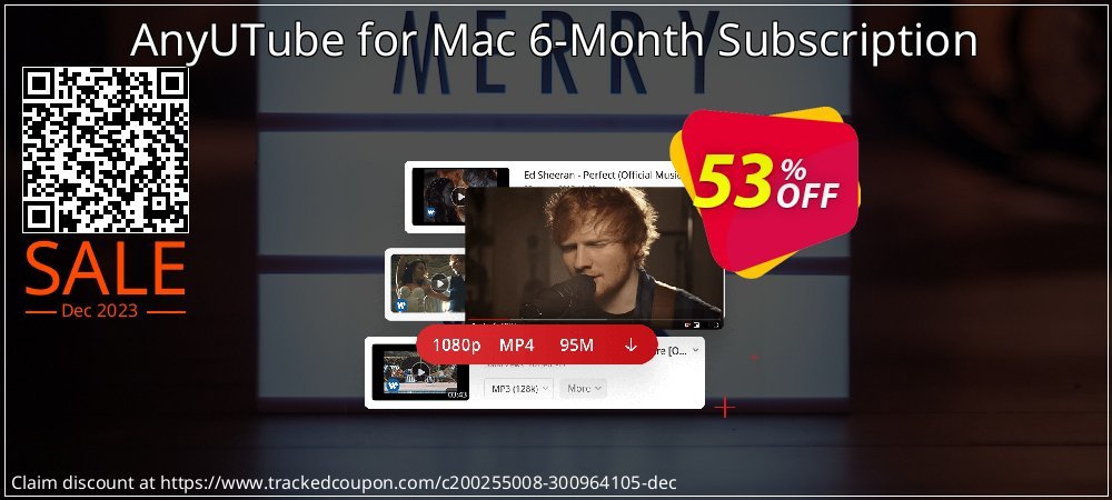 Claim 53% OFF AnyUTube for Mac 6-Month Subscription Coupon discount February, 2020