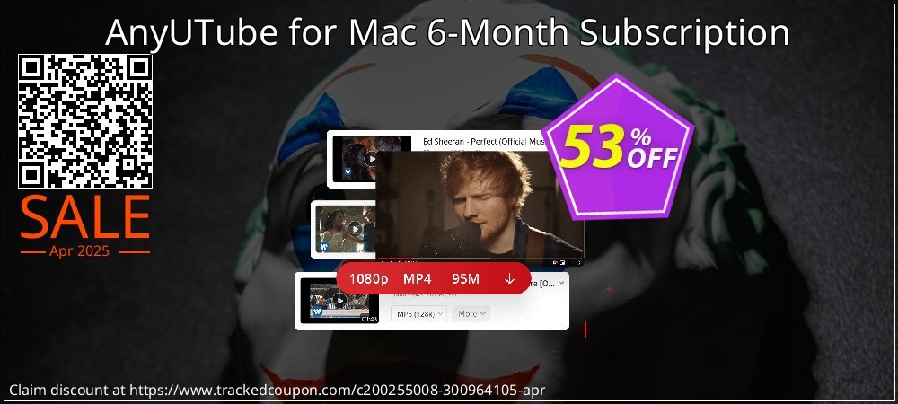 AnyUTube for Mac 6-Month Subscription coupon on Mother's Day promotions