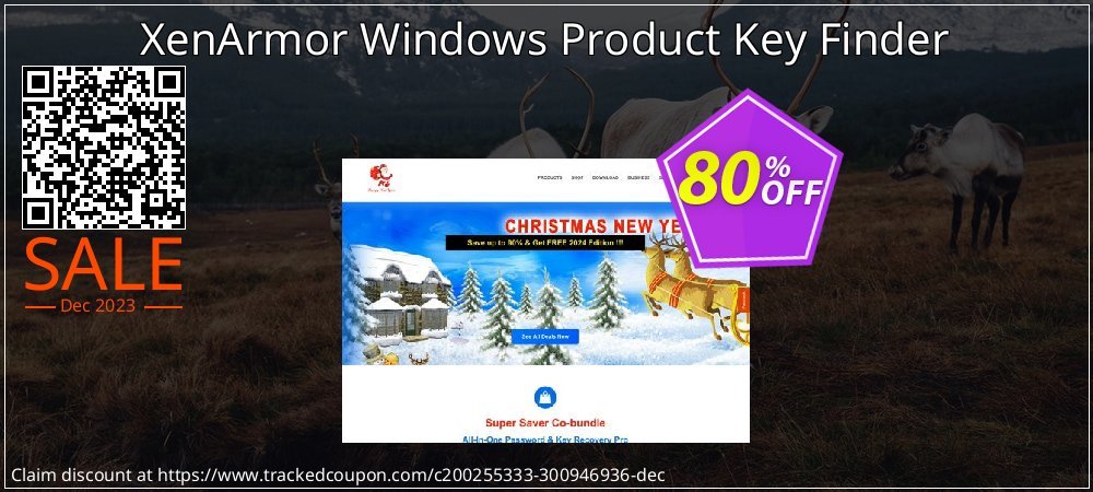 XenArmor Windows Product Key Finder coupon on Christmas Card Day deals