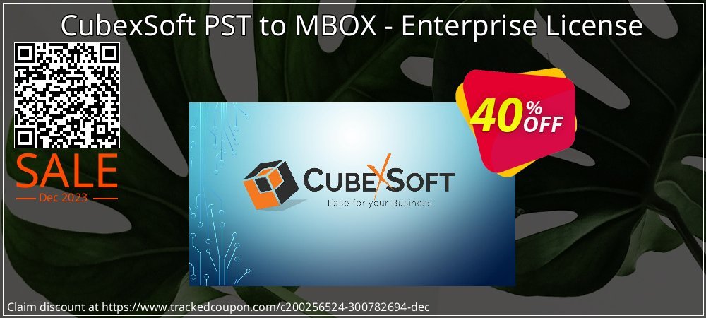 CubexSoft PST to MBOX - Enterprise License coupon on World Password Day offering sales