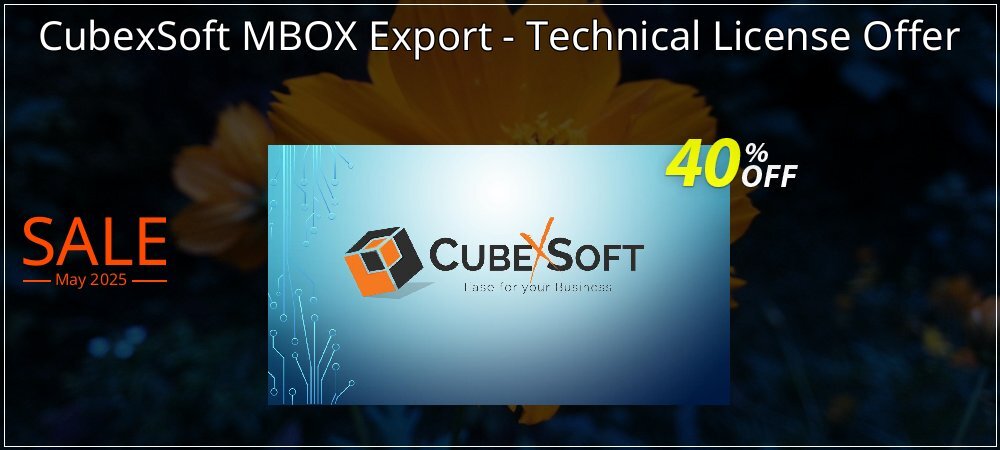 CubexSoft MBOX Export - Technical License Offer coupon on World Party Day super sale